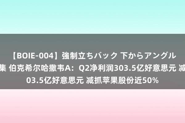 【BOIE-004】強制立ちバック 下からアングル巨乳激ハメ激揺れ集 伯克希尔哈撒韦A：Q2净利润303.5亿好意思元 减抓苹果股份近50%