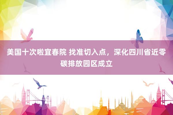 美国十次啦宜春院 找准切入点，深化四川省近零碳排放园区成立