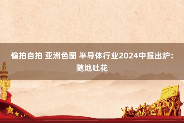 偷拍自拍 亚洲色图 半导体行业2024中报出炉：随地吐花